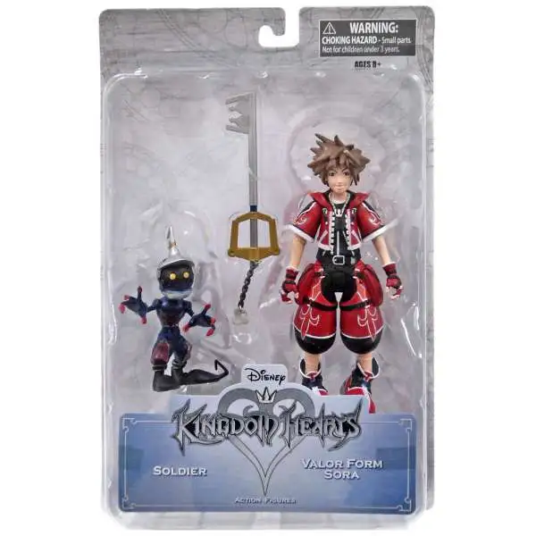 Disney Kingdom Hearts Valor Form Sora & Soldier Exclusive Action Figure 2-Pack