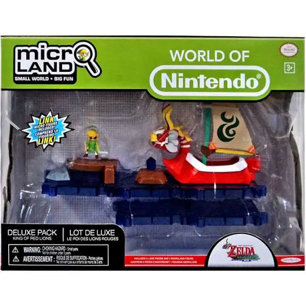 World of Nintendo New Super Mario Bros. U Micro Land King of Red Lions Deluxe Playset