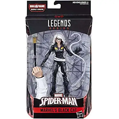 Spider-Man Marvel Legends Infinite Kingpin Series Black Cat Action Figure [Modern Costume, Damaged Package]