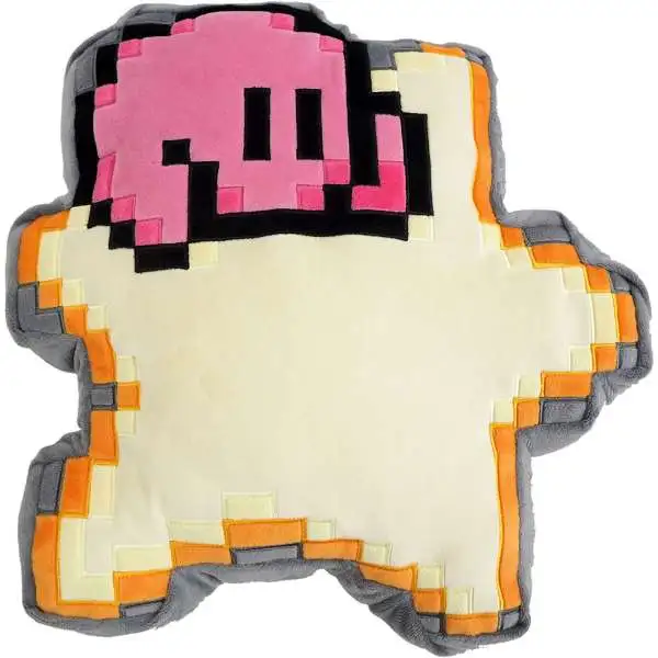 Kirby's Adventure Kirby 8 Bit Plush Cushion [Star]