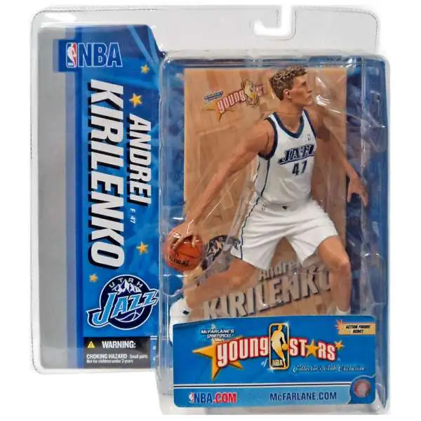 McFarlane Toys NBA Utah Jazz Sports Picks Basketball Young Stars Andrei Kirilenko Exclusive Action Figure