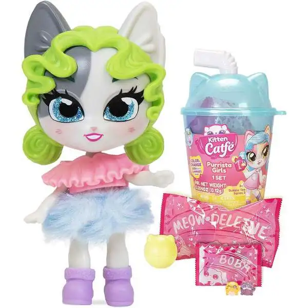 Kitten Catfe Series 3 (Boba Cup) Purrista GIrls Mystery Pack [RANDOM Color Pack]