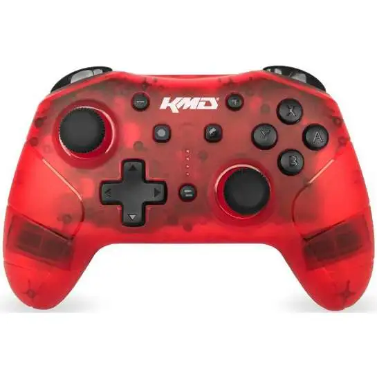Nintendo Switch Clear Red Wireless Pro Video Game Controller