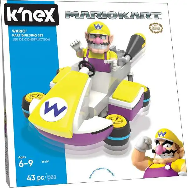 K'NEX Super Mario Mario Kart Wario Kart Set #38230