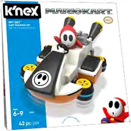 K'NEX Super Mario Mario Kart Shy Guy Kart Set #38820