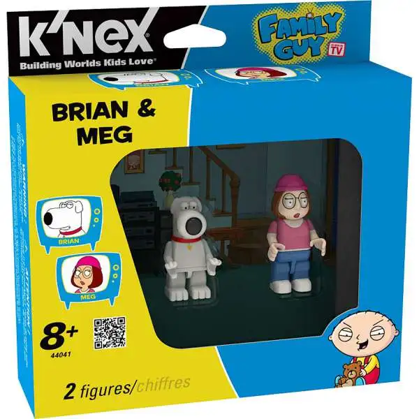 K'NEX Family Guy Brian & Meg Minifigure 2-Pack #44041