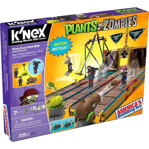K'NEX Plants vs. Zombies Pirate Seas Plank Walk Set #53444
