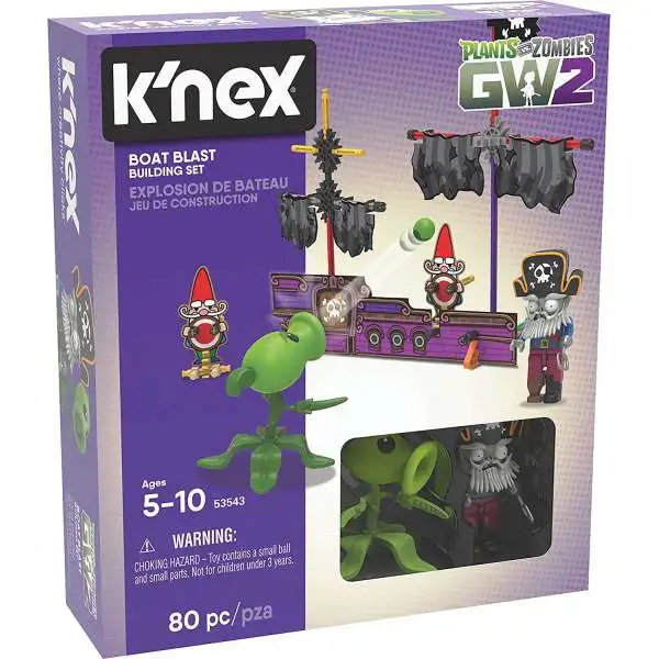 K'NEX Plants vs. Zombies GW2 Boat Blast Set #53543