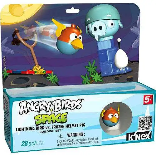K'NEX Angry Birds Space 27 Pcs Red Bird Vs Small Minion Pig Shelf Wear Box 