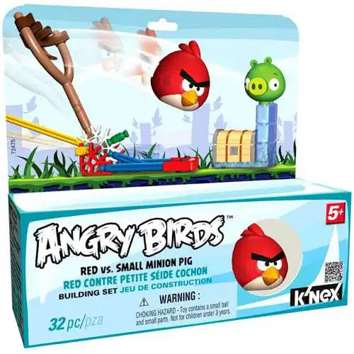 Angry Birds - T72603 - Jeu de Construction - Black Bird Vs Small Minion Pig