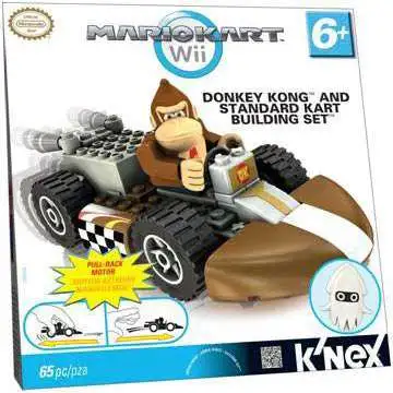 K'NEX Super Mario Mario Kart Wii Donkey Kong & Standard Kart Set #38045