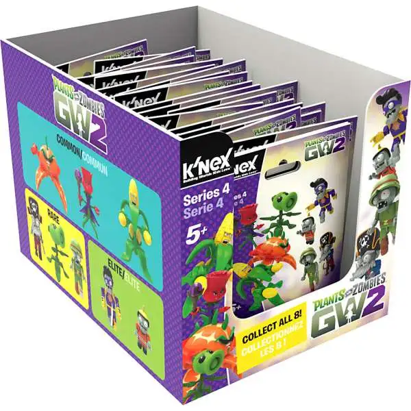 K'NEX Plants vs. Zombies GW2 Series 4 Mystery Box [24 Packs]