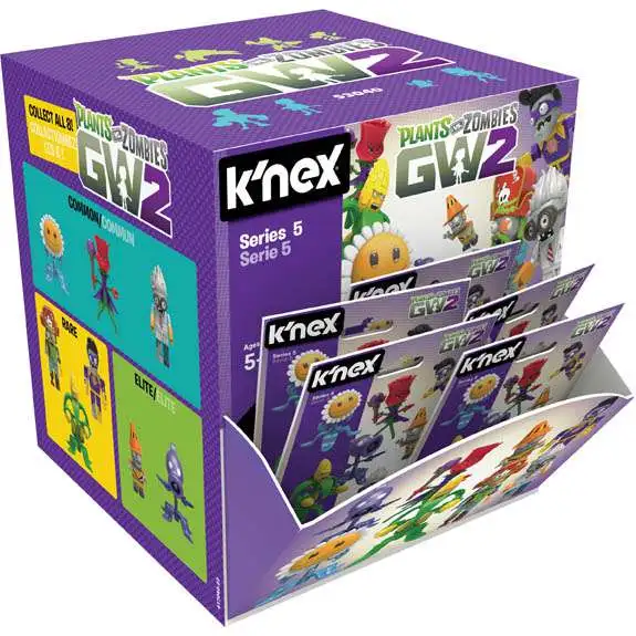 K'NEX Plants vs. Zombies GW2 Series 5 Mystery Box [48 Packs]