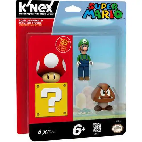 Skipsqeak & Mystery Figure 2015 K'Nex Super Mario 3D World Cannon Box Mario 
