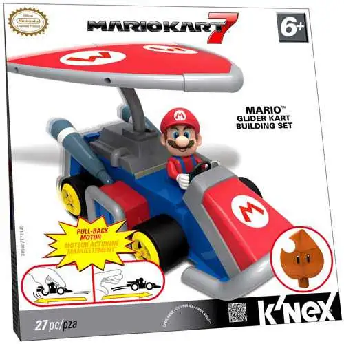Super Mario Mario Kart 7 K'NEX Mario Glider Kart Set #38569 [Damaged Package]