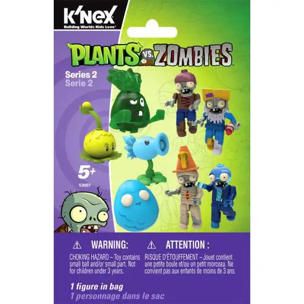 K'NEX Plants vs. Zombies Series 2 Mystery Pack #53007 [1 RANDOM Figure]