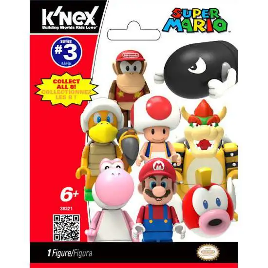 K'NEX Super Mario Series 3 Mystery Pack #38221 [1 RANDOM Figure]
