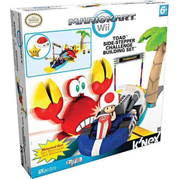 K'NEX Super Mario Mario Kart Wii Toad Side-Stepper Challenge Set #38349