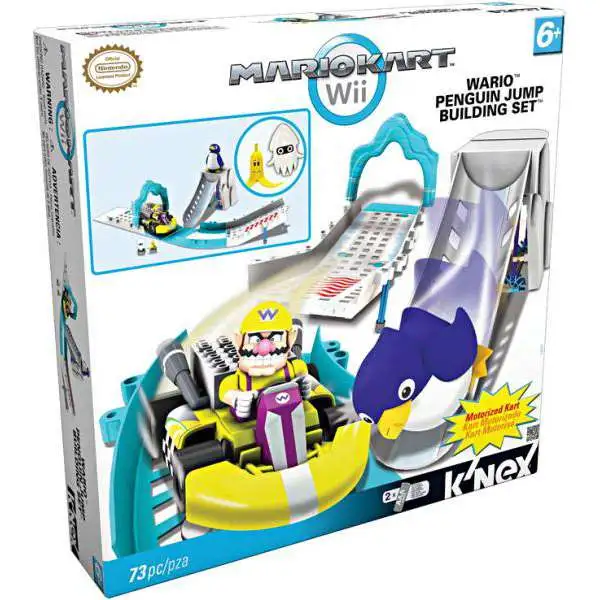K'NEX Super Mario Mario Kart Wii Wario Penguin Jump Set #38351