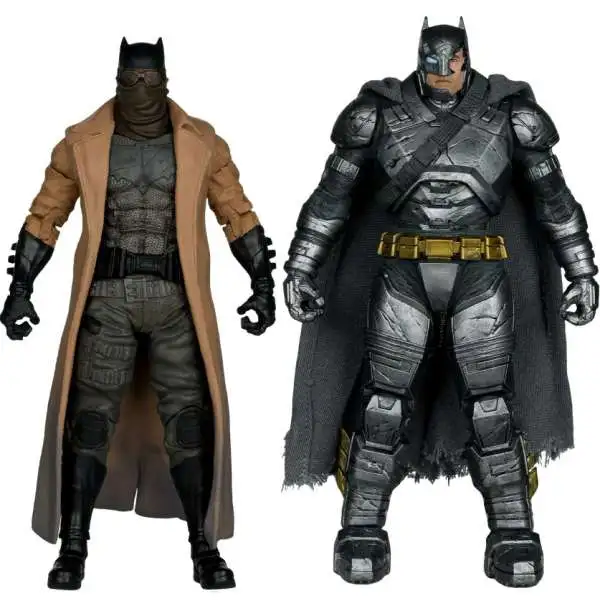 McFarlane Toys DC Multiverse Gold Label Collection Batman (Knightmare) & Batman (Armor Suit) Action Figure 2-Pack [Batman V Superman: Dawn of Justice]