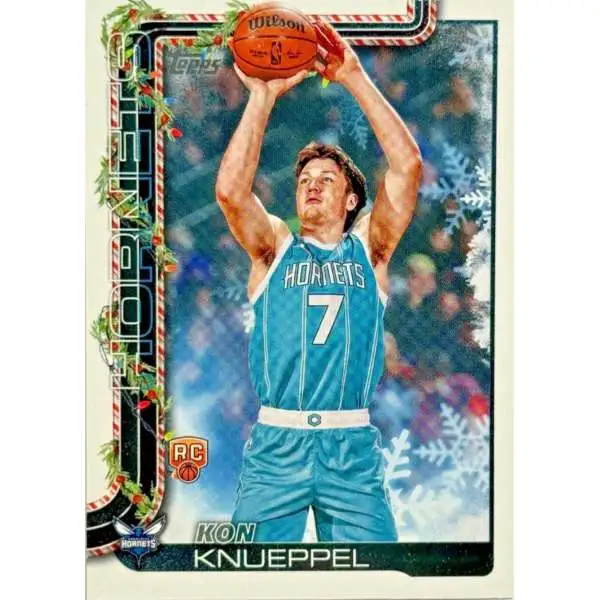 NBA 2025-26 Topps Holiday Basketball Kon Knueppel H164 [Rookie]