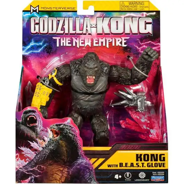 Godzilla x Kong The New Empire Monsterverse Kong Action Figure [with BEAST Glove]