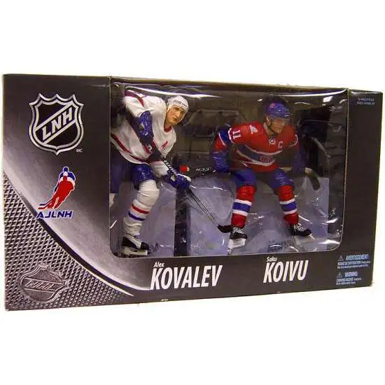 McFarlane Toys NHL Montreal Canadiens Sports Hockey Exclusive Saku Koivu & Alex Kovalev Exclusive Action Figure 2-Pack [Damaged Package]