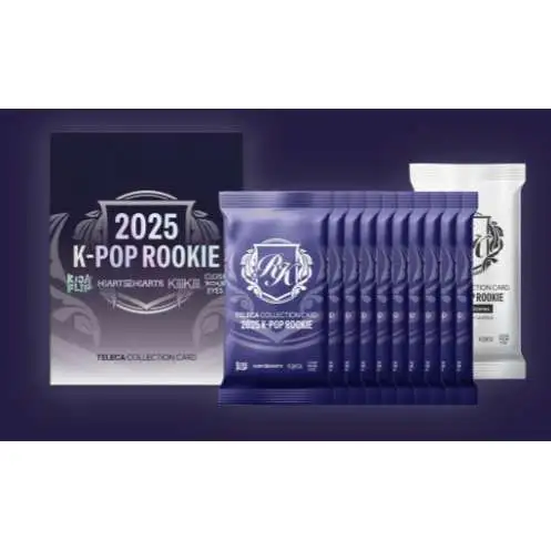 KPOP ROOKIE 2025 (シュリンク付き) Pop Music 2025 K-Pop Rookie Card Collection Trading Card Box 10