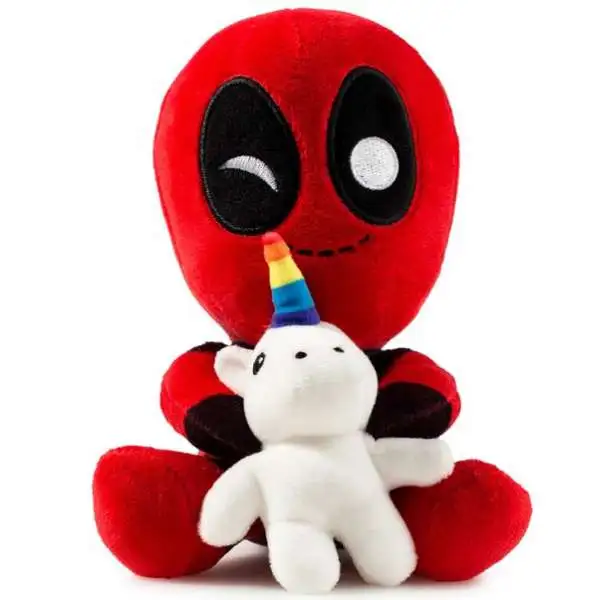 Marvel Phunny Deadpool With Unicorn 8 Plush Kidrobot Toywiz