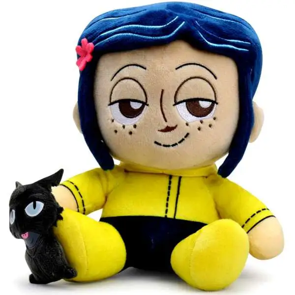 Phunny Coraline and the Cat 8-Inch Plush [Sitting]