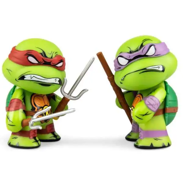 Teenage Mutant Ninja Turtles Raphael & Donatello 3-Inch Vinyl Minifigure 2-Pack