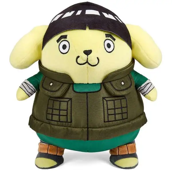 Sanrio Naruto x Hello Kitty & Friends Pompompurin as Rock Lee 13-Inch Plush (Pre-Order ships June)