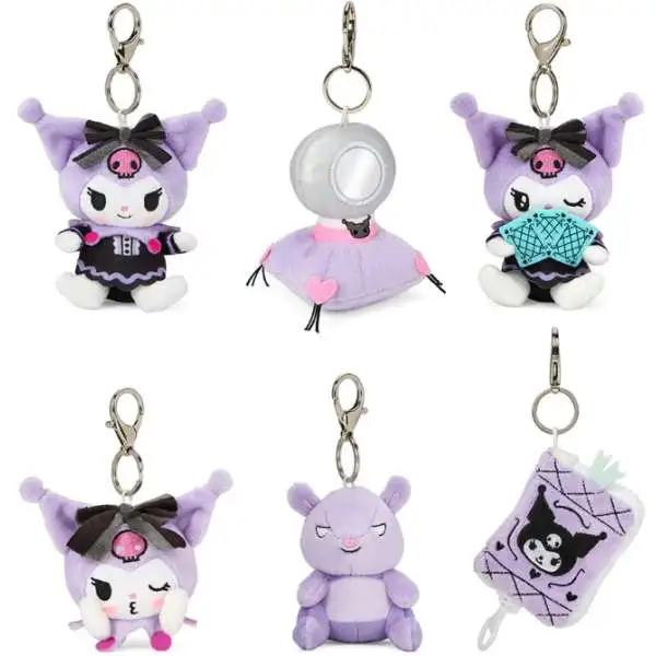 Sanrio Hello Kitty Friends Mini Plush Charm Kuromi Fortune Mystery Pack 1  RANDOM Character Kidrobot NECA - ToyWiz