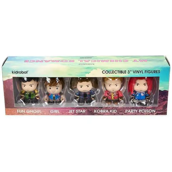 My Chemical Romance Danger Days: The True Lives of the Fabulous Killjoys 3-Inch Limited Edition of 2000 Vinyl Mini Figure Set (Pre-Order ships May)