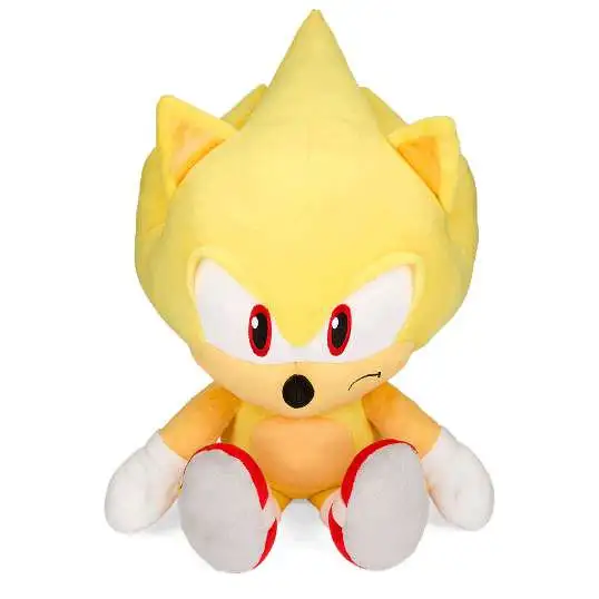 Sonic The Hedgehog Phunny Super Sonic 16-Inch Plush [HugMe, Vibrates with Shake Action!]
