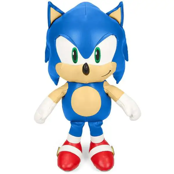 Sonic the Hedgehog Premium Pleather Sonic 16-Inch Plush (Pre-Order ships September)