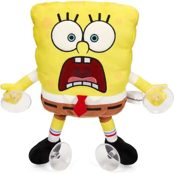 Spongebob Squarepants Spongebob 8-Inch Plush Window Clinger [Scared]