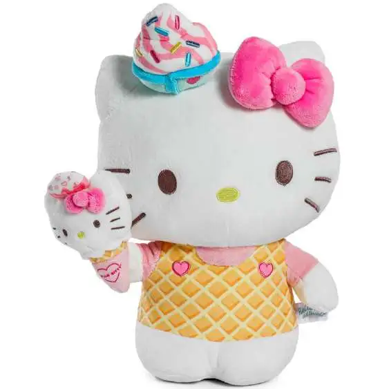 Sanrio Hello Kitty Ice Cream Cone 13-Inch Plush