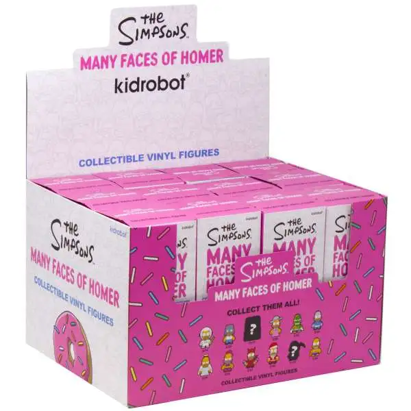 The Simpsons Many Faces of Homer 3-Inch Mystery Box [24 Packs]