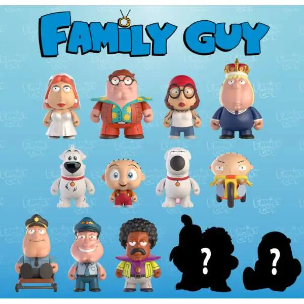Family Guy Mini Figure Freakin Sweet 3 Mystery Box 24 Packs