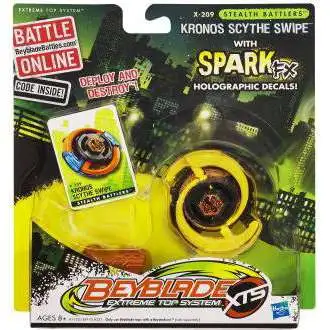 Beyblade XTS Stealth Battlers Spark FX Kronos Scythe Swipe Single Pack X-209