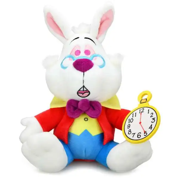Disney Alice in Wonderland Phunny White Rabbit 8-Inch Plush