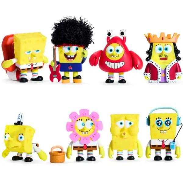Nickelodeon Spongebob Squarepants Vinyl Mini Figure Cavalcade of SpongeBobs 3-Inch Mystery Pack [1 RANDOM Figure]