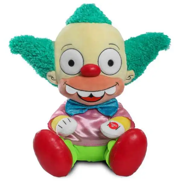 The Simpsons Krusty the Clown 13-Inch Plush with Sound (Pre-Order ships January)