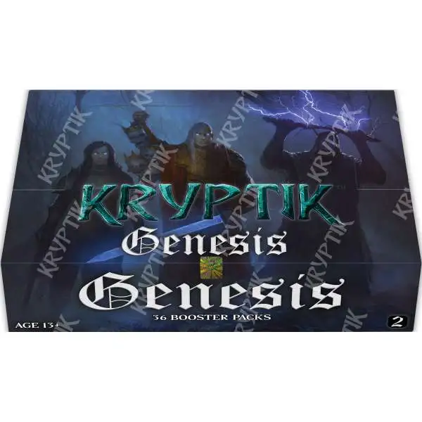 Kryptik Trading Card Game Genesis (Wave 2) Booster Box [36 Packs]