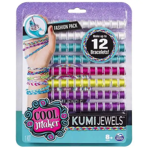 Cool Maker, KumiKreator Candy Mini Fashion Pack Refill, Friendship Bracelet  Activity Kit