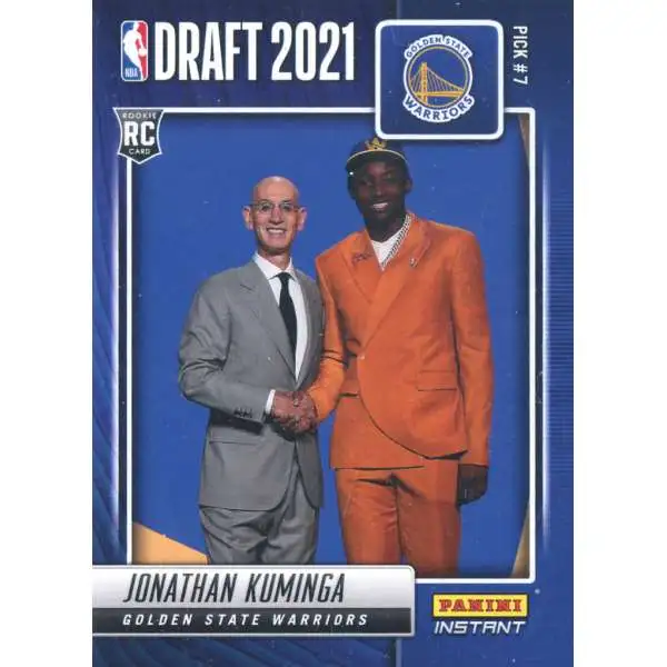 NBA Golden State Warriors 2021-22 Instant Draft Night Basketball Jonathan Kuminga