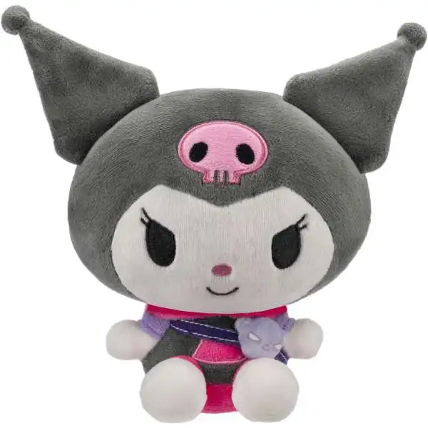 Sanrio Hello Kitty & Friends Kuromi 8-Inch Plush Figure [Hoodie Fashion & Bestie Accessory]