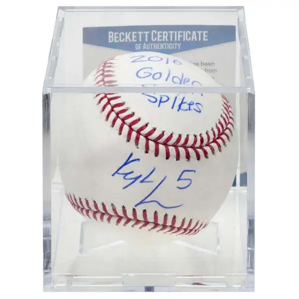 ToyWiz Kyle Lewis Autographed Baseball [Beckett Authenticated]