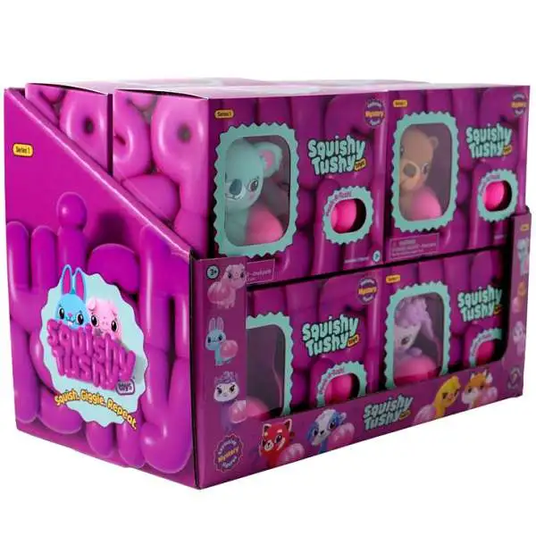 Squishy Tushy Peek-A-Tush 3-Inch Mystery Box [8 DOUBLE Packs] (Pre-Order ships May)